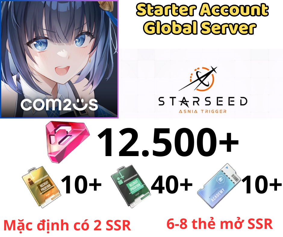 [GLOBAL] 12500+ Starbit | STARSEED: Asnia Trigger